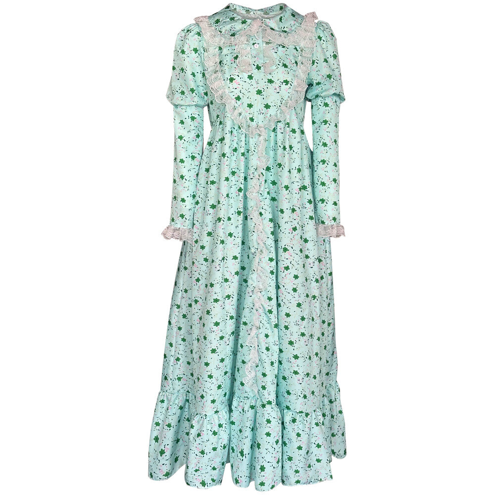 Horror Movie The Exorcist Cosplay Regan Costume Women’s Blue Dress