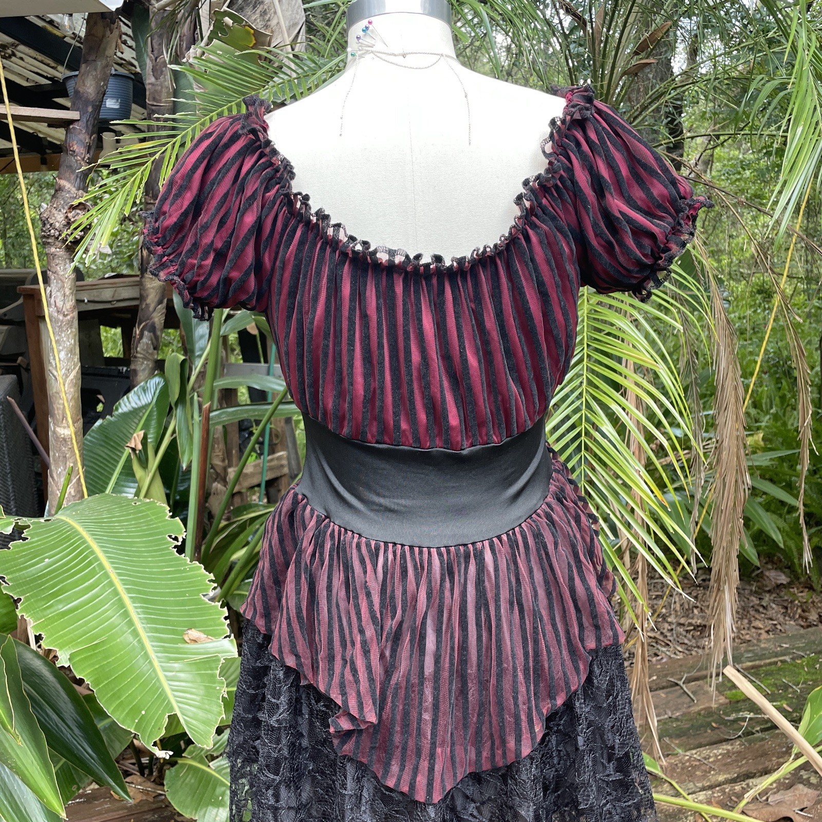 Spirit Lady Of The Seas Adult Womans Pirate Halloween Costume Sz M DRESS ONLY