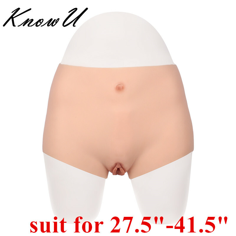 Silicone Panty Crossdress Private Parts Hair Transvestite Inserted Urinary Pore
