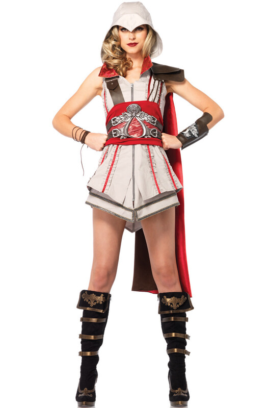 Brand New Assassin Creed Ezio Girl Women Cosplay Outfit Adult Costume
