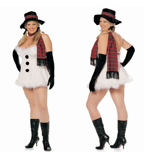 Frosty the Snow-Vixen Plus Size 1/2 Costume by Shirley of Hollywood (US seller)