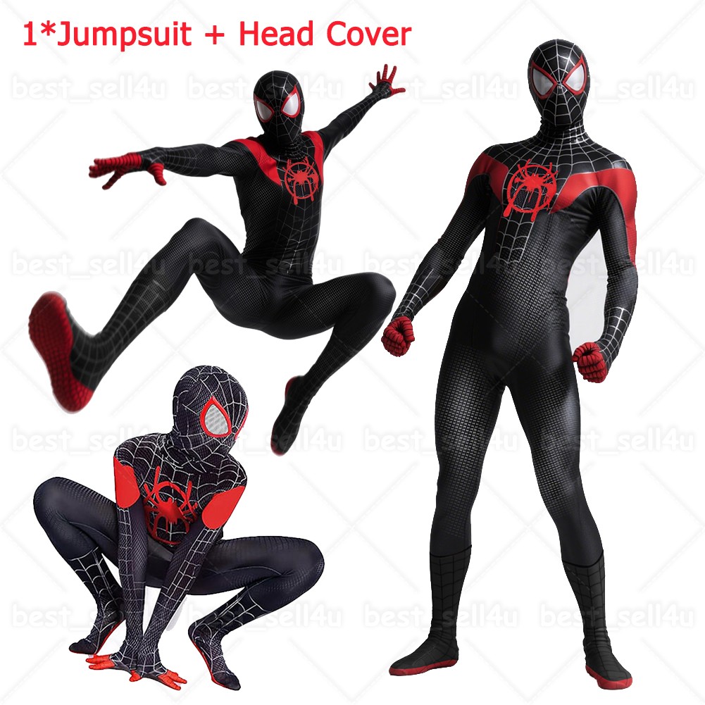 Kids Adult SpiderMan Cosplay Costume Spider-Man Integrated Zentai Suit Jumpsuit