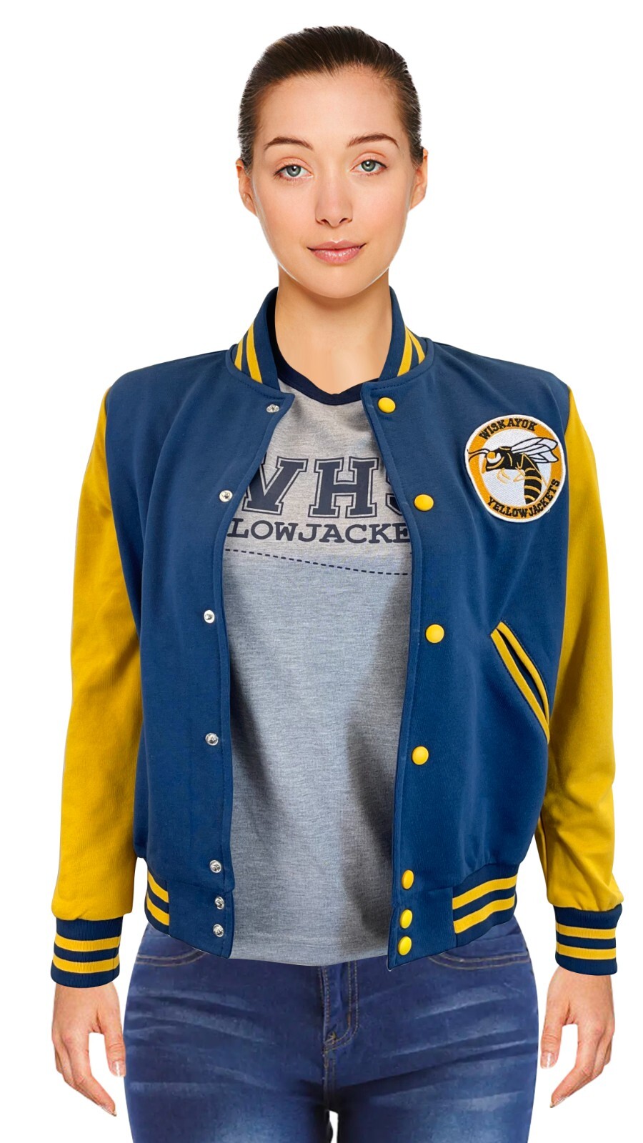YELLOW JACKET WHS Wiskayok High Jacket & Shirt Set Replica Cardigan Blazer