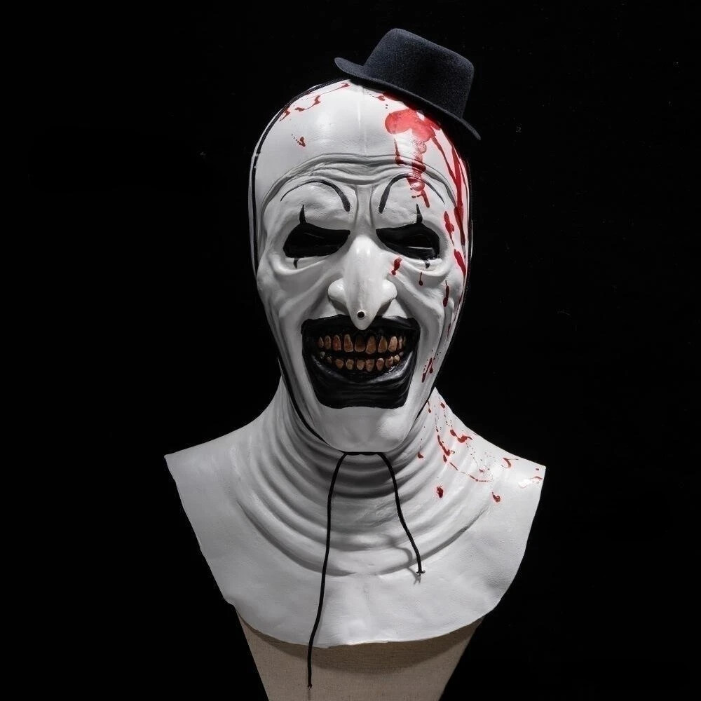 Art the Clown Terrifier 2 Cosplay Costume Jumpsuit & Mask for Men & Women Hallow