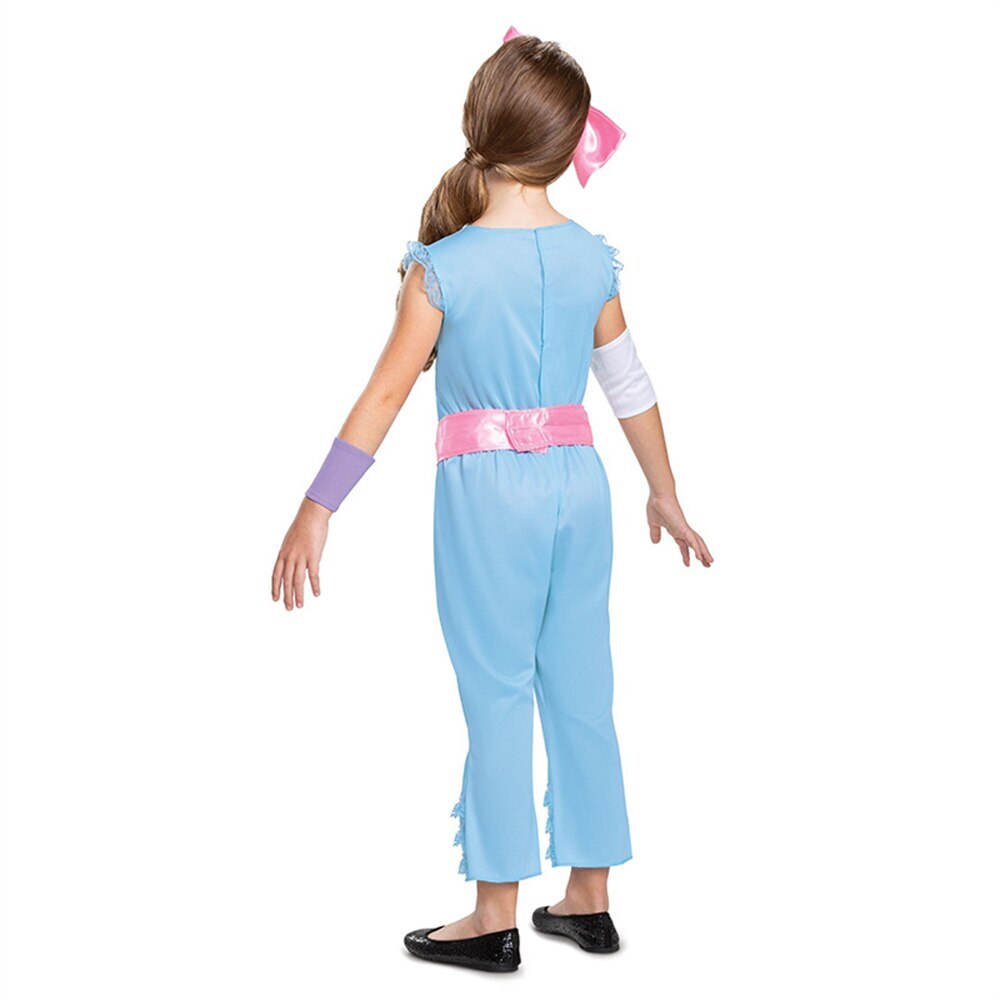 Movie Toy Story 4 Bo Peep Cosplay Girls Costume Performance Fancy Dress Gift