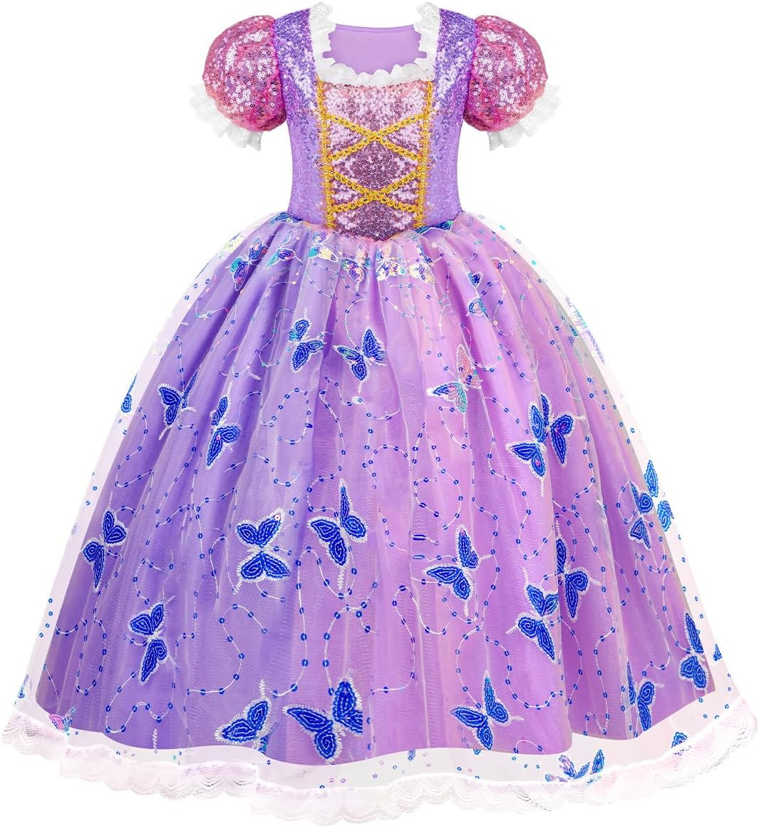 Princess Dresses for Girls – Light up Princess Costume for Little Girl, Hallowee