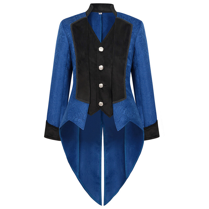 Halloween Men’s Personalized Steampunk Coat Jacket Gothic Coat Clothing New