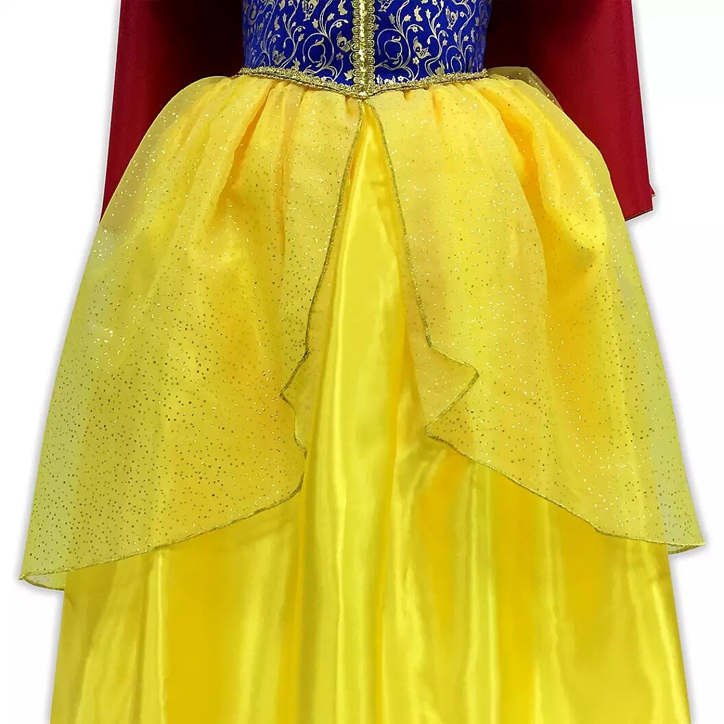 Deluxe~SNOW WHITE~COSTUME~DRESS + HEADBAND + RED CAPE~NWT~Disney Store~2020