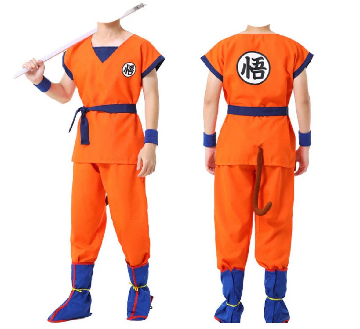 Anime Cosplay Son Goku Costume adult size L