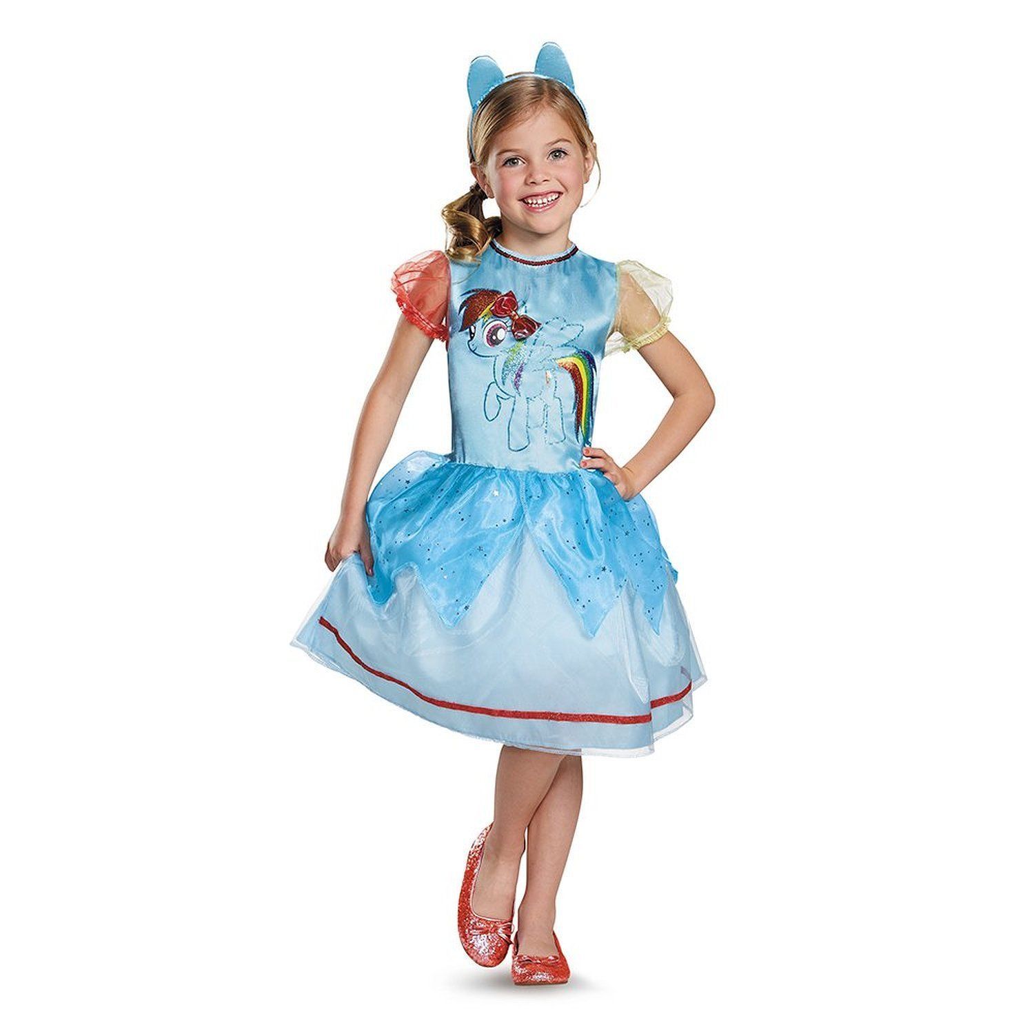 Disguise My Little Pony’s Rainbow Dash Classic Dress Child Costume XS 3T-4T New