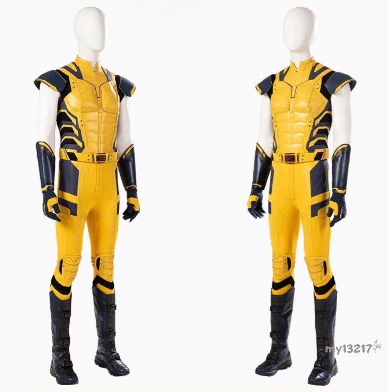 Wolverine Deadpool 3 James Howlett Logan Cosplay Costume Outfit With Armor Lot