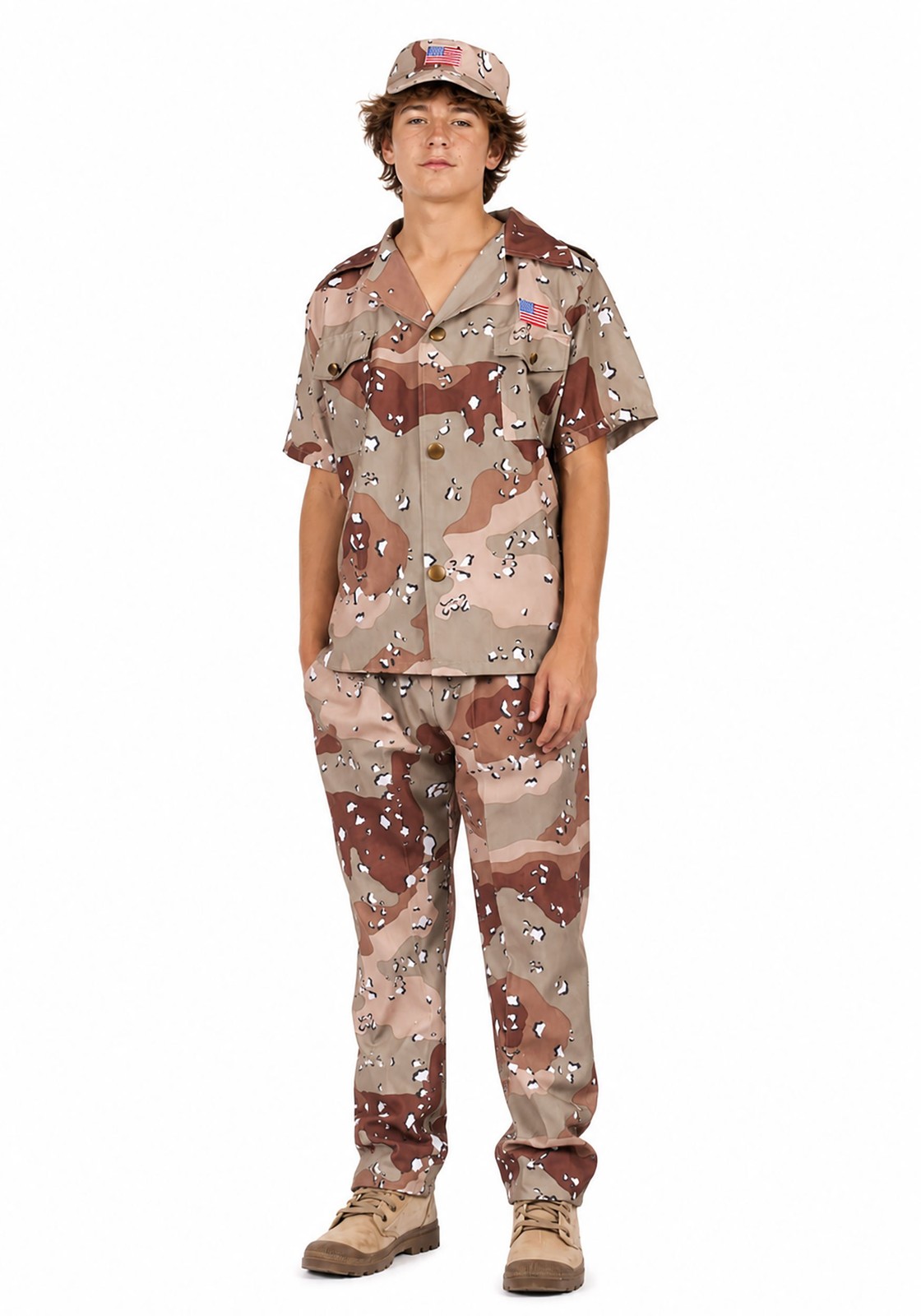 Boy’s Teen Desert Fox Soldier Costume