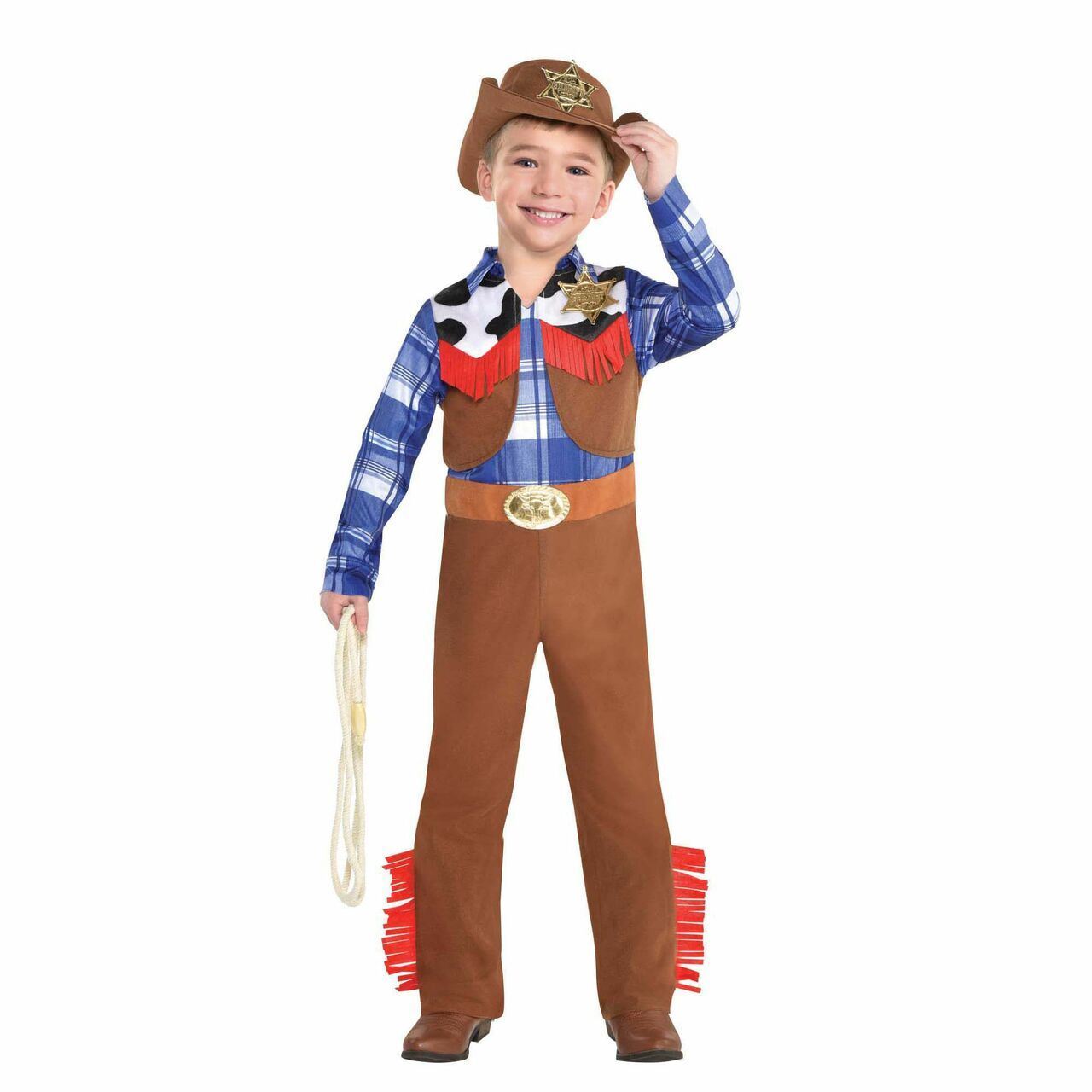 Cowboy Costume Child Boys Toddler 3-4 3T 4T