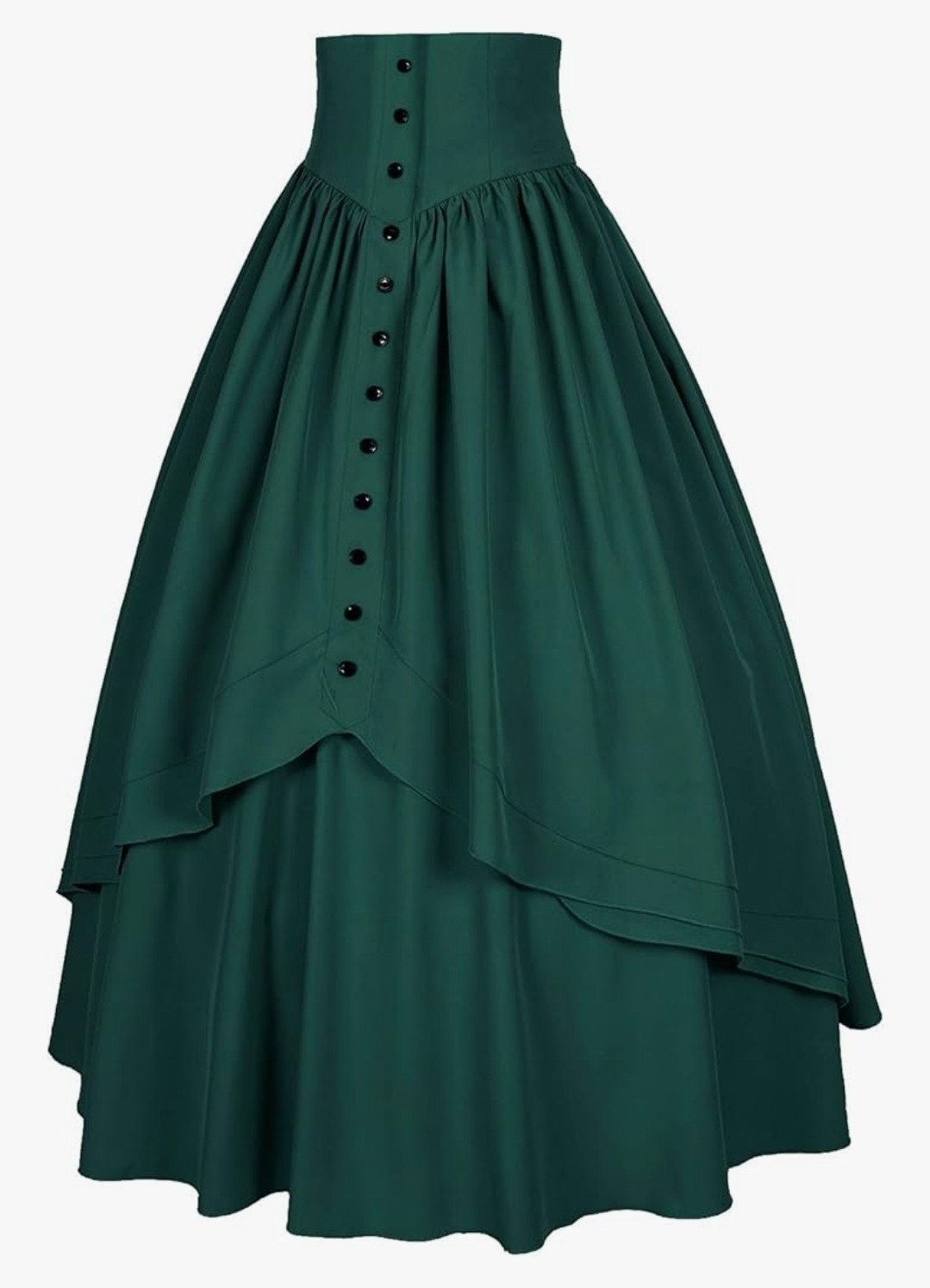 Renaissance Faire Skirt Green Women’s 2X (20-22) Long Maxi Fairy Cosplay Worn 1x