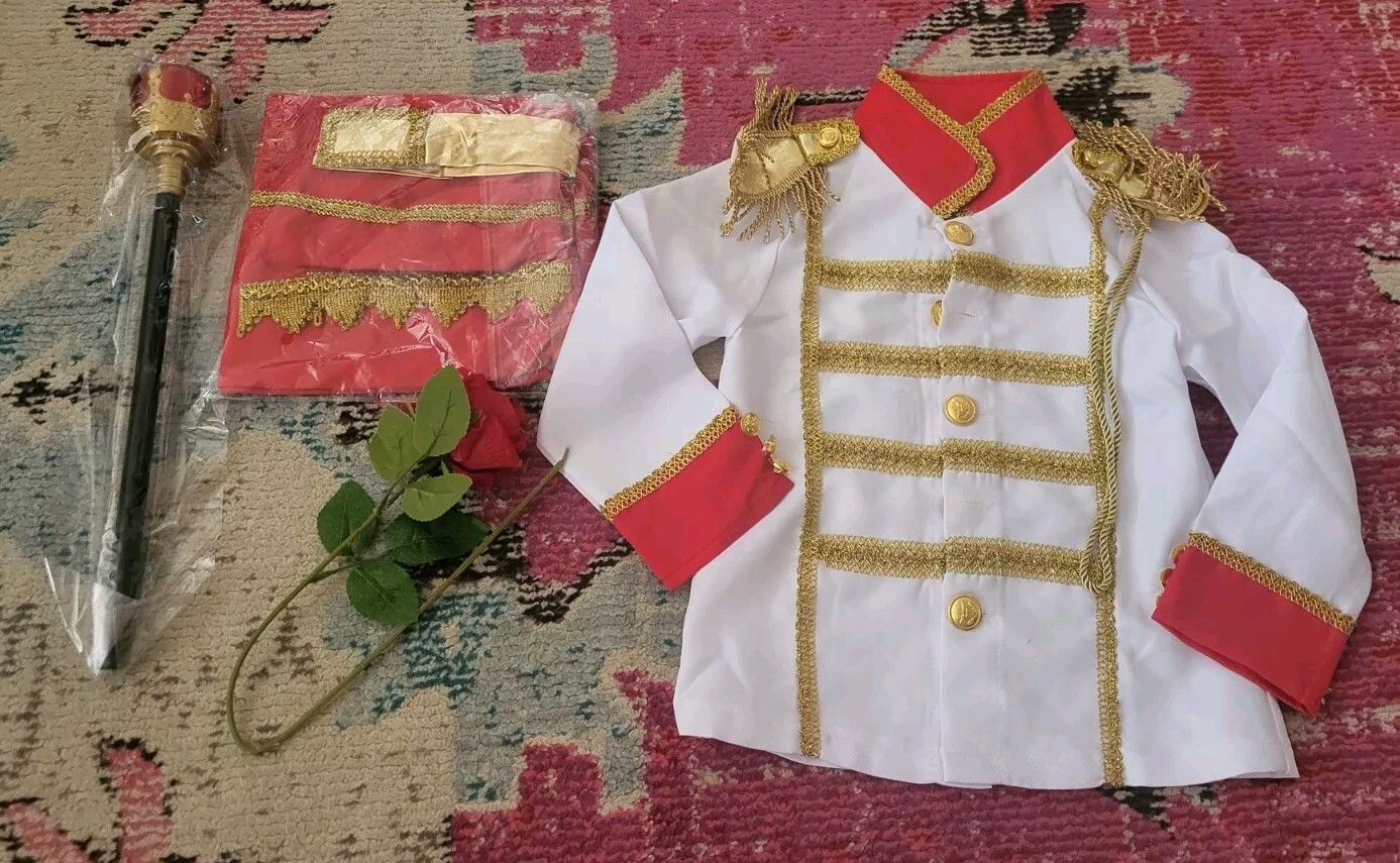 NEW Boys 5-7 years Halloween Cosplay Dress Up Prince King Fairy Tale costume set