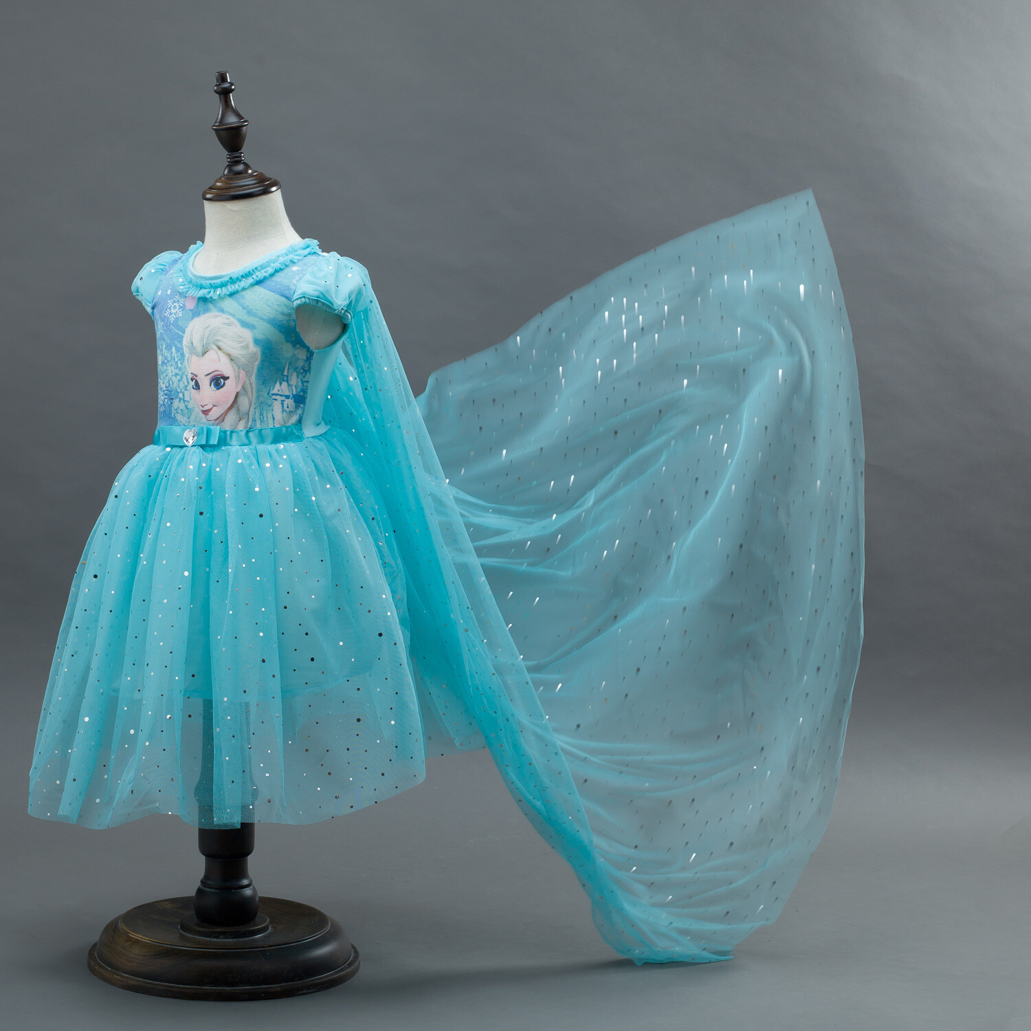 Frozen 2 inspired Snow Elsa Princess Costume Party Cosplay Anna Dress for Girls