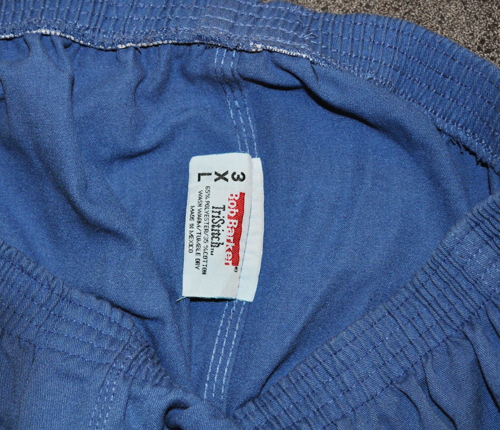 GENUINE Bob Barker TriStitch PRISON Uniform Convict Jail INMATE WORN BLUE Pants