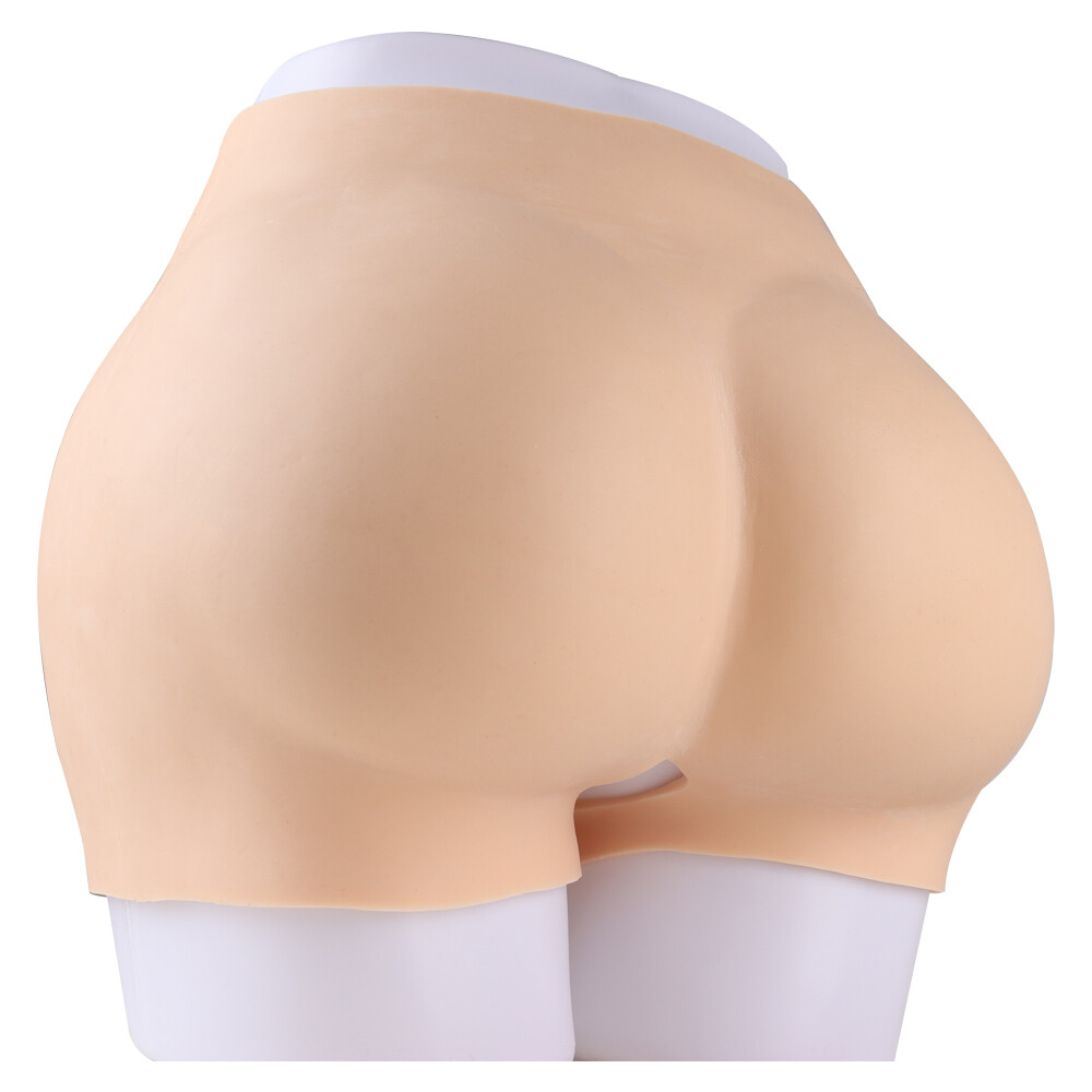 Open Crotch Silicone Hip Pants Buttocks Panty Underwear For Crossdresser Unisex