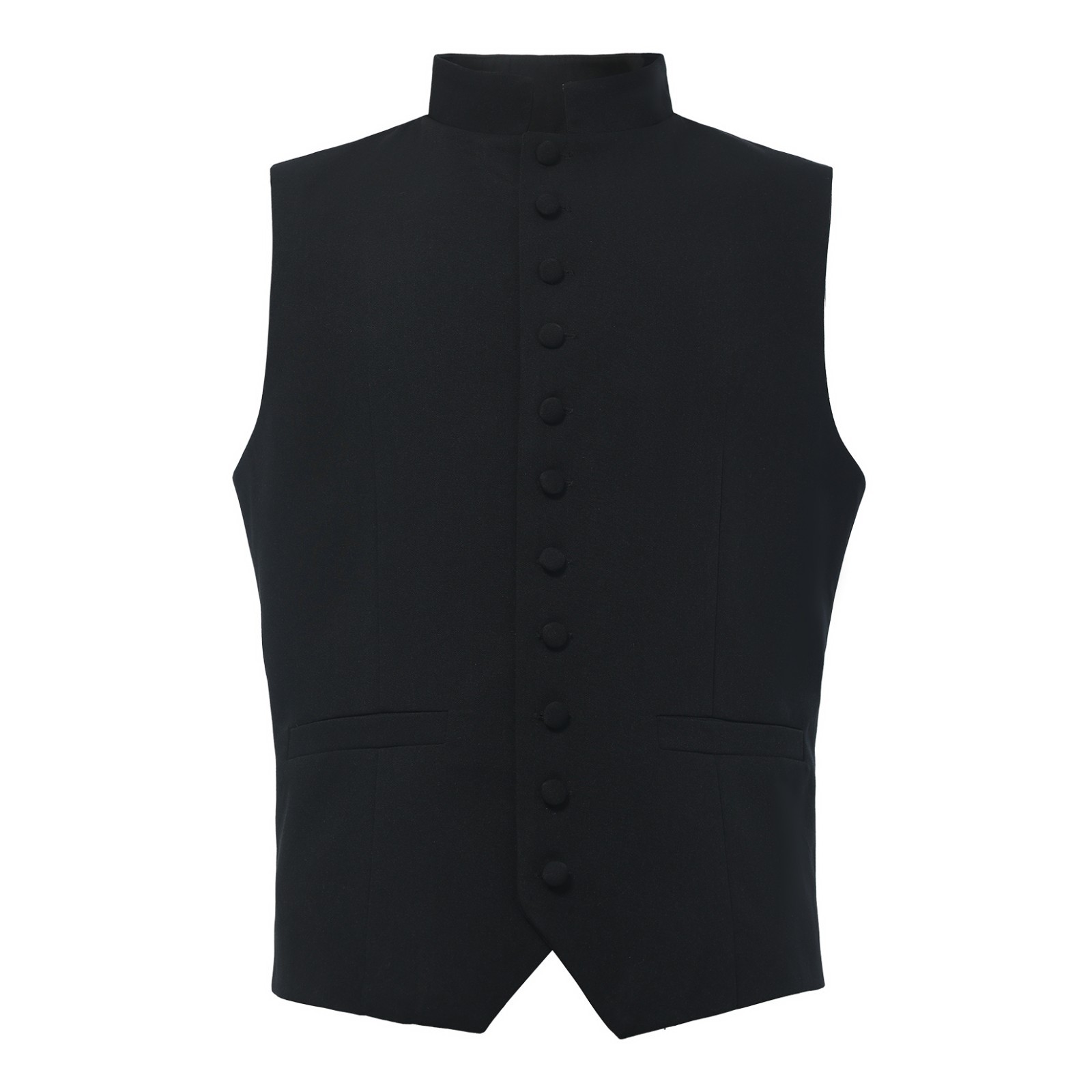 Men’s Clergy Vest Priest Vest Pastor Vest Preacher Waistcoat Men’s Clergy Jacket
