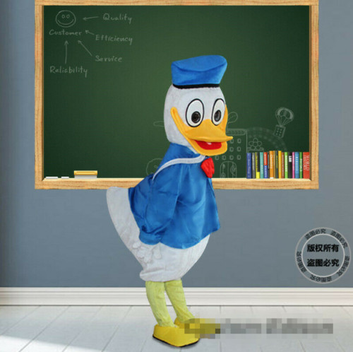 Adult Donald Duck Mascot Costume Suits Cartoon Party Dress Character