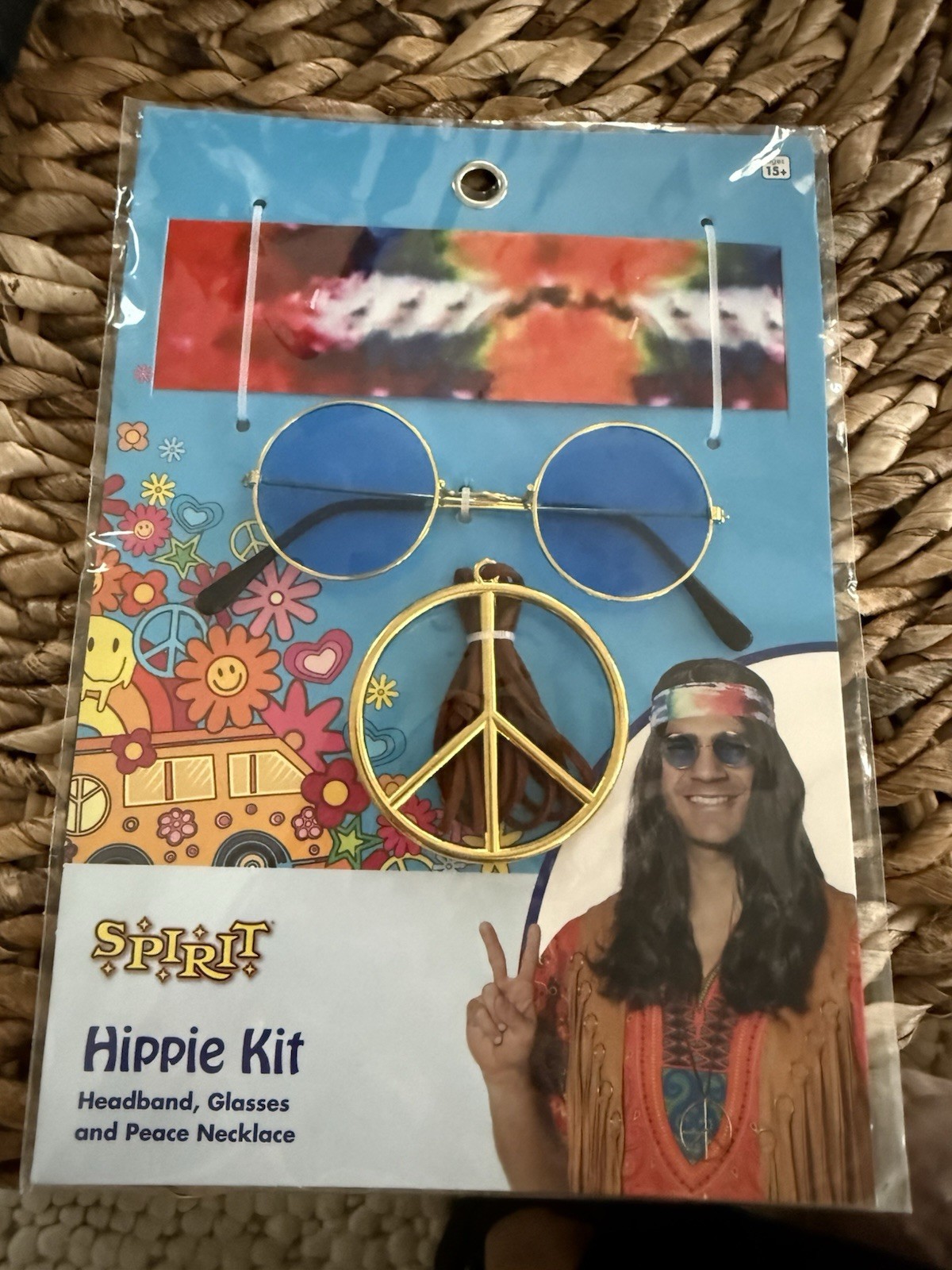 Spirit Halloween Hippie Kit New In Package