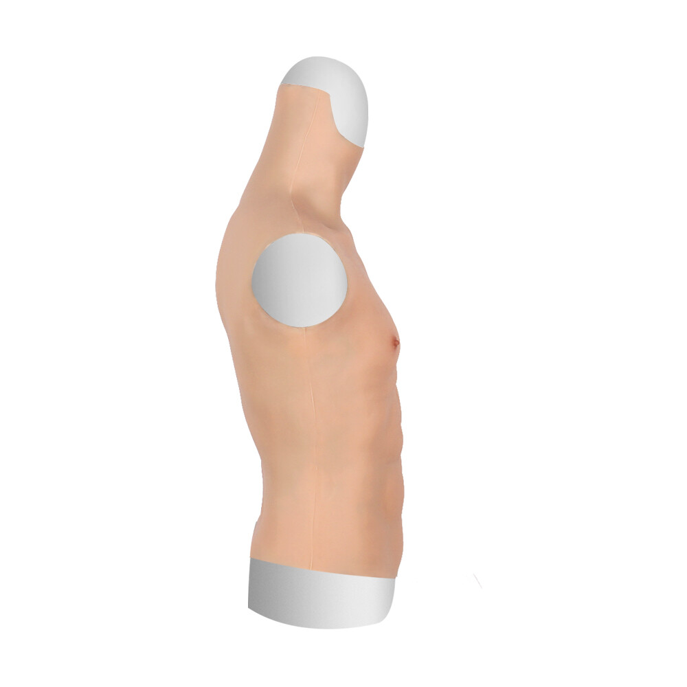 Dokier Silicone Cosplay Fake Male Muscle Suit Crossdresser Belly Chest Enhancer