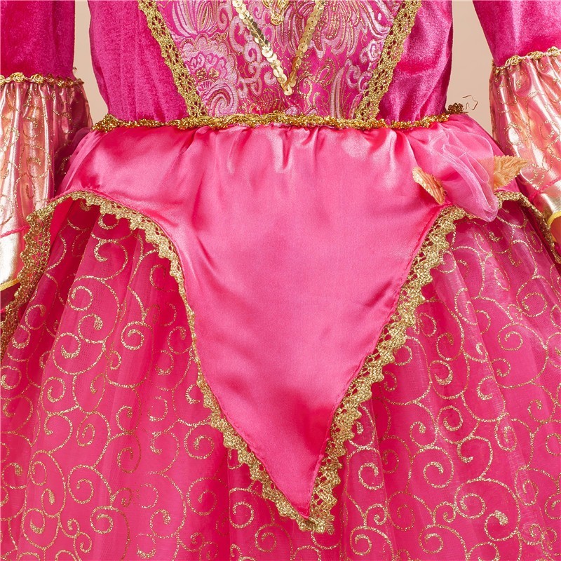 Sleeping Beauty Princess Aurora Party Dress kids Costume Dress for girls 2-10 Y
