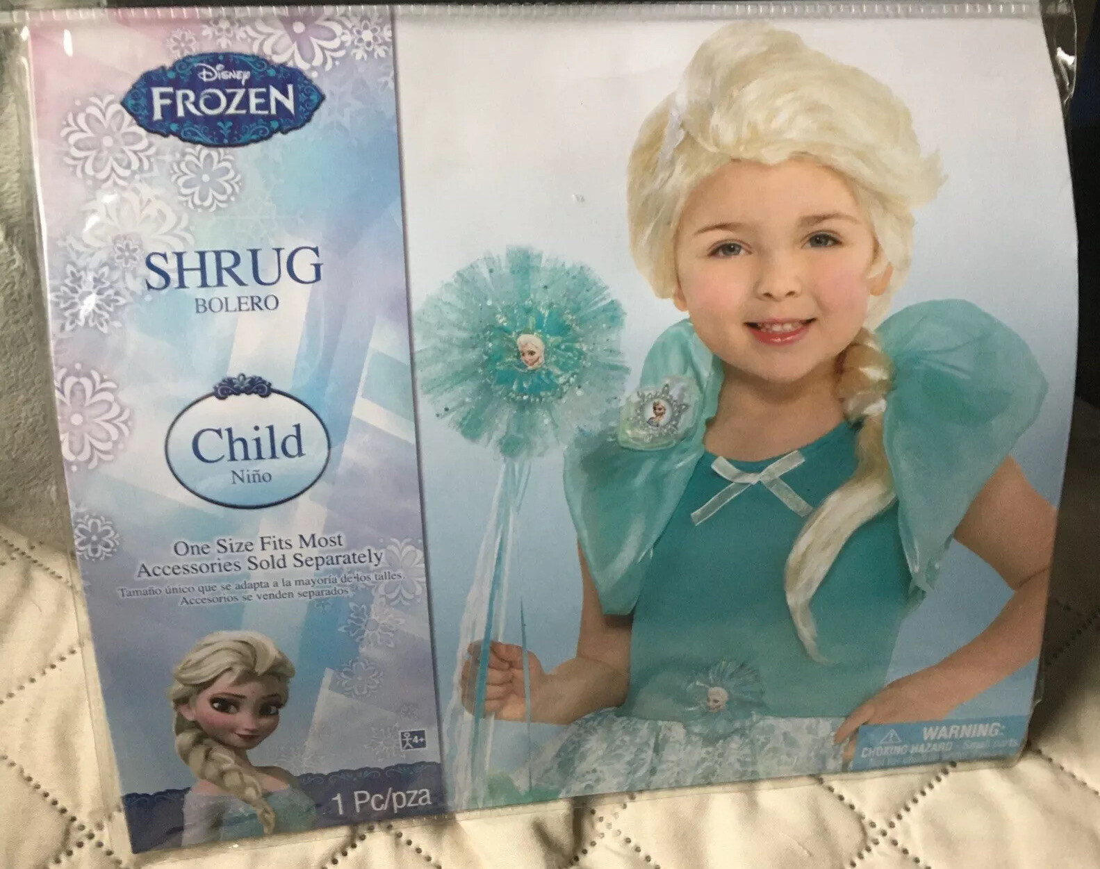 Disney frozen￼ SHRUG ELSA Child One Size Fits Most Accessories Sold Separately￼