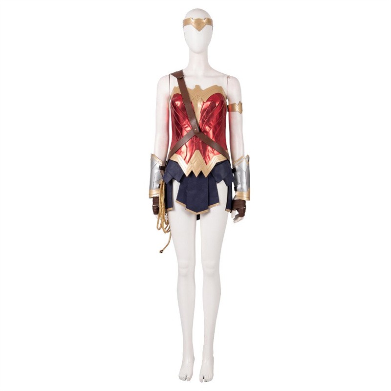Wonder Woman Diana Prince Cosplay Custme Outfits With Shoes Women Halloween Lot
