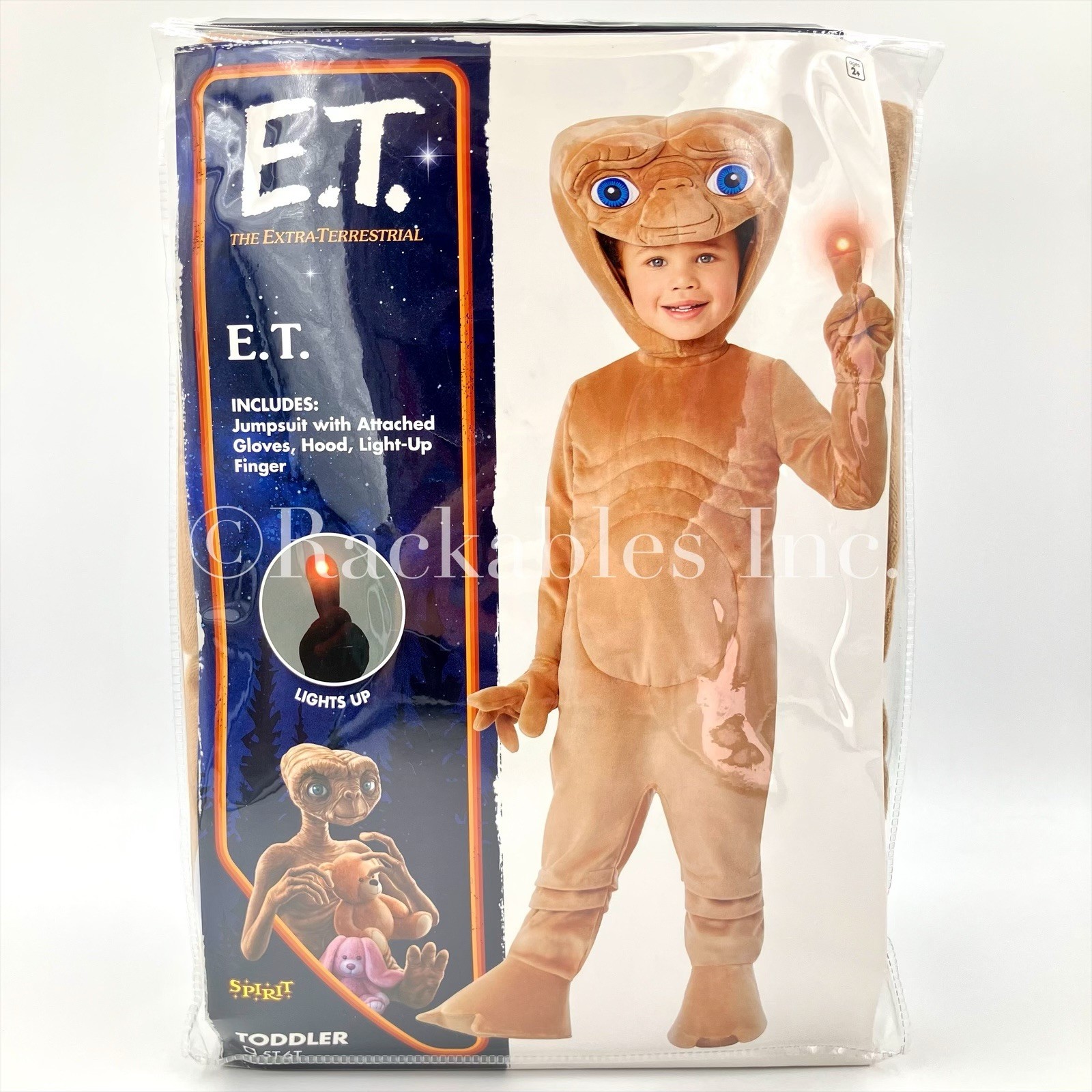 Spirit Halloween Toddler E.T. Costume – E.T. the Extra-Terrestrial Sizes Vary