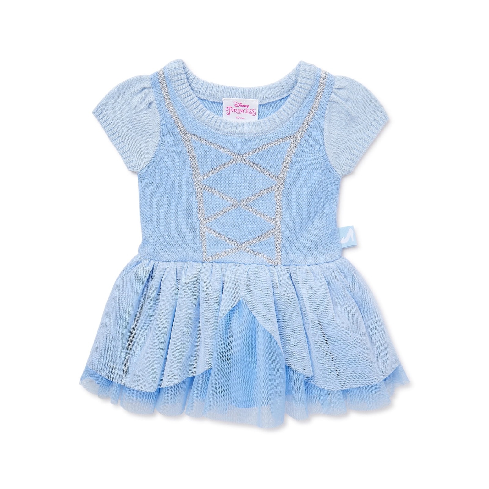 NEW Disney Baby Cinderella Princess Dress Size 3/6 Months Blue