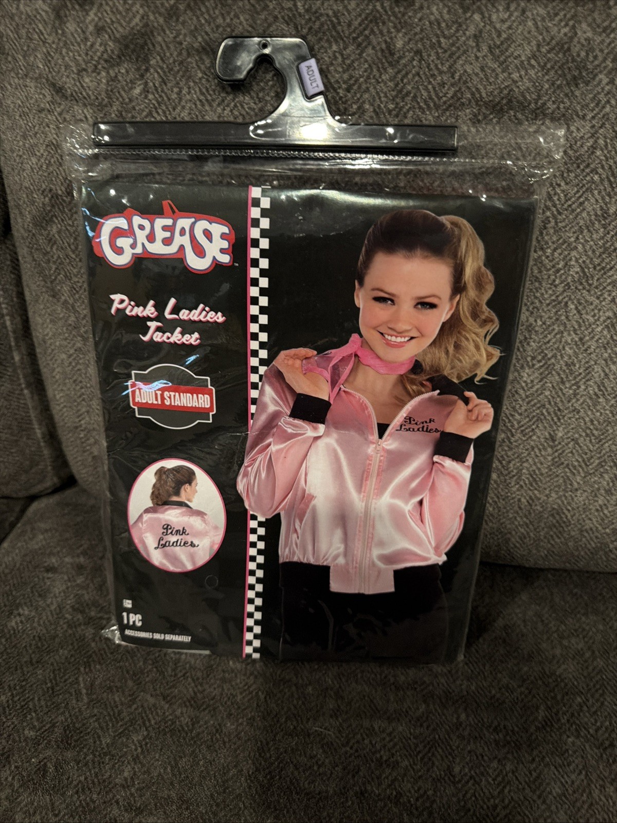 New GREASE “Pink Ladies” Adult One Size Fits All (up To Sz 12) Costume Jacket