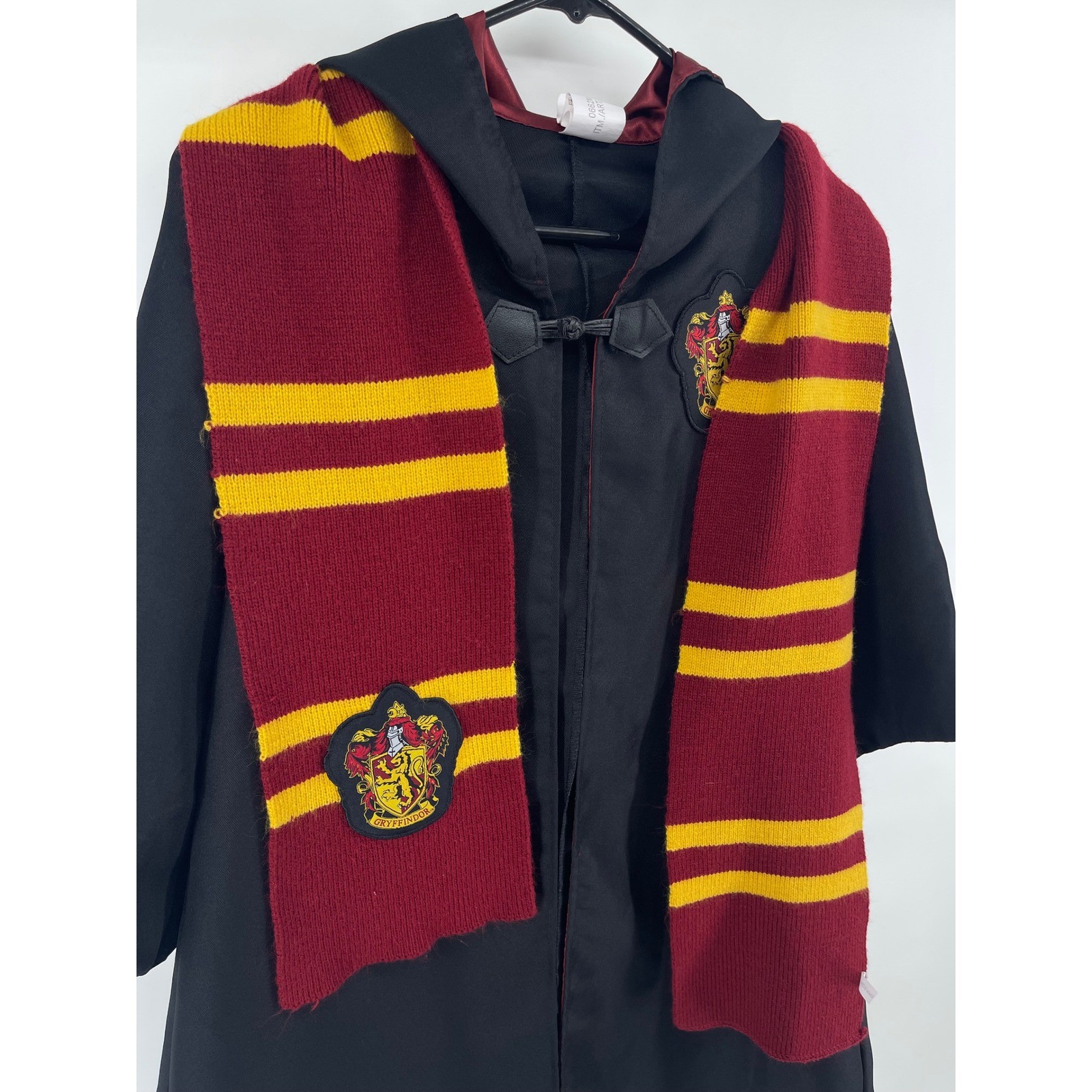 Harry Potter Gryffindor Costume Robe and Scarf Set Kids Small 4-6 Disguise