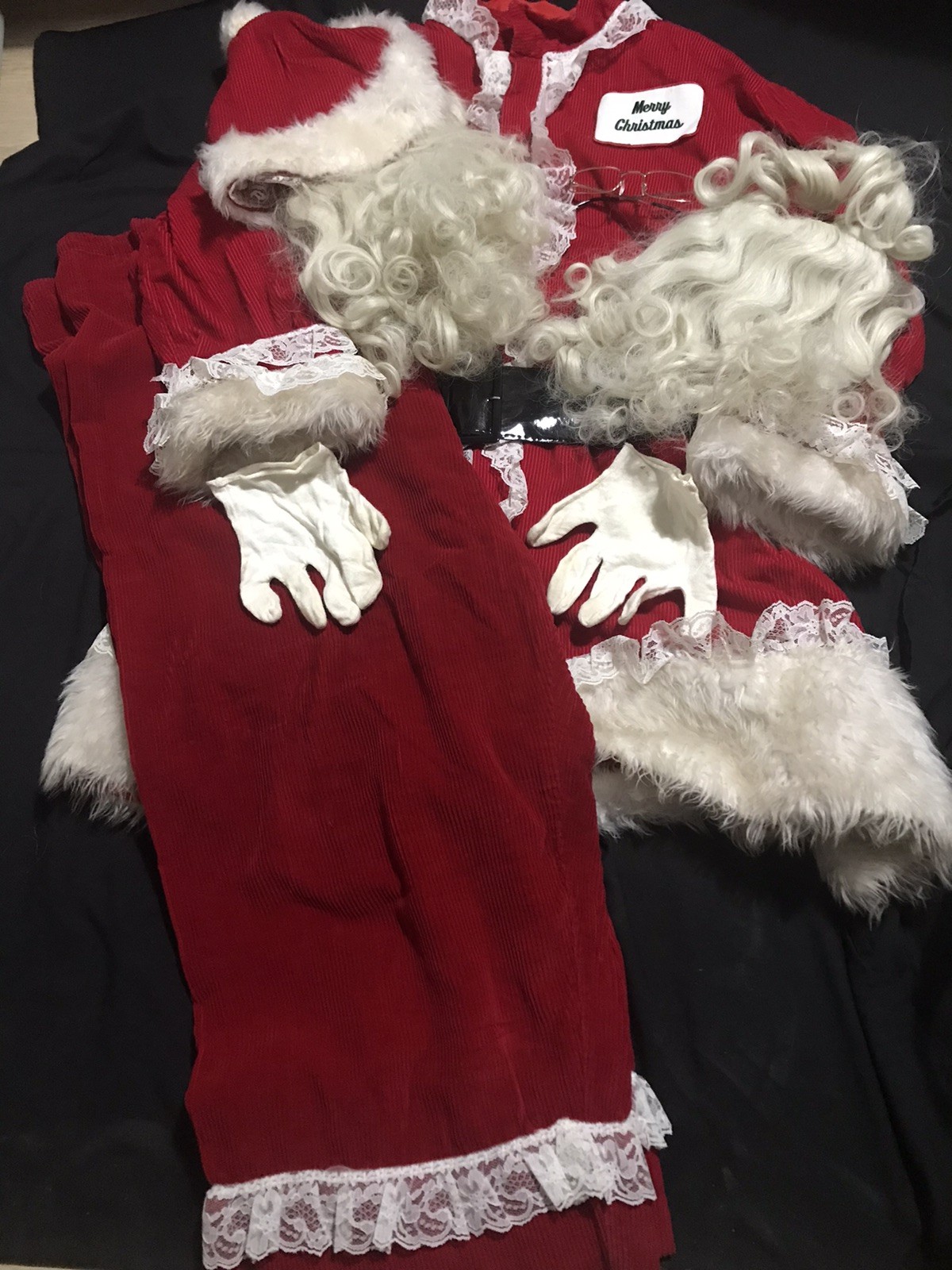 1960’s Santa Claus Suit Barnes Lober Co. THE REAL SANTA COSTUME Mens 44-46 Long