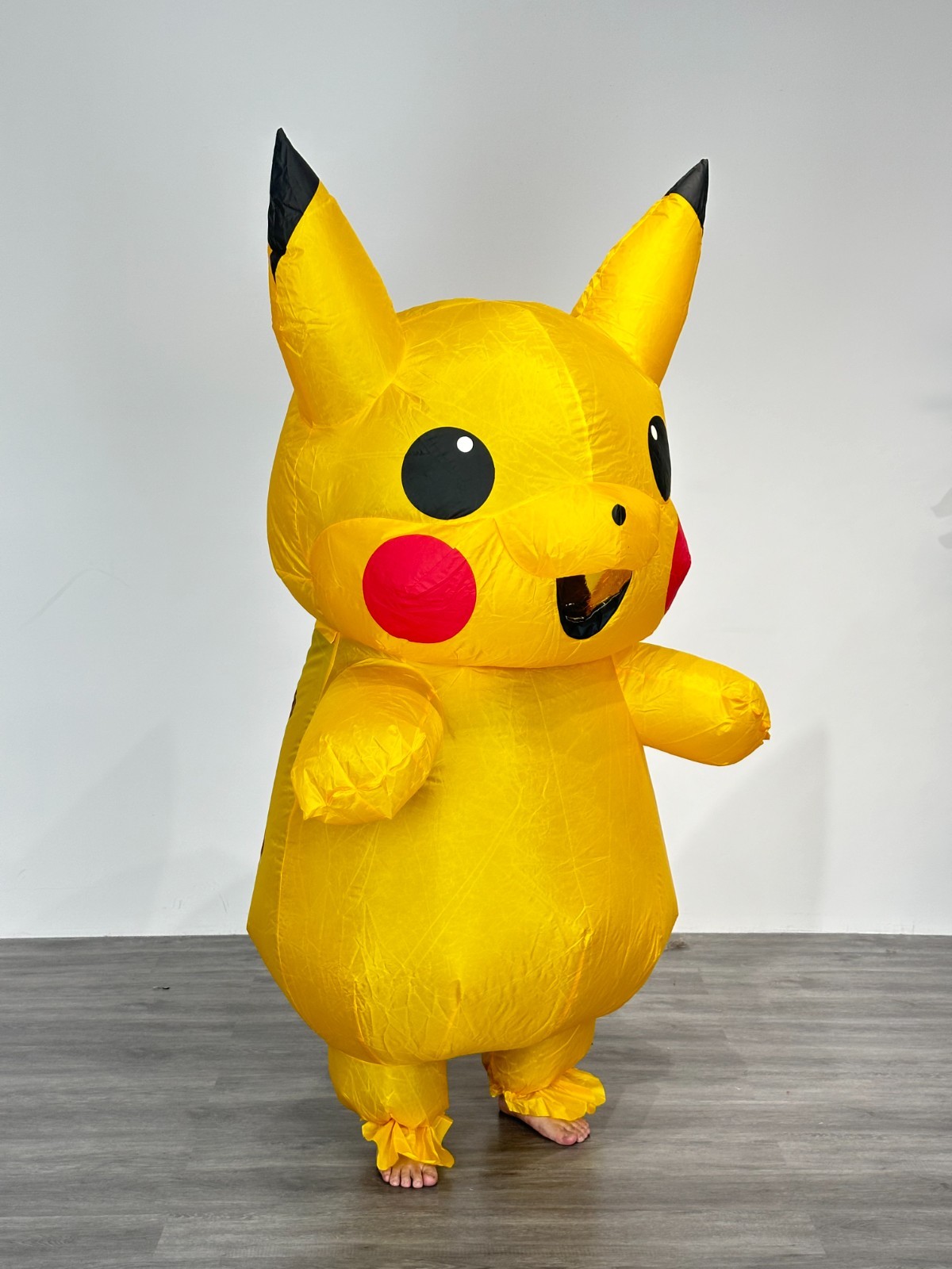 Pikachu Inflatable Costume Adult Fancy Dress Halloween Cosplay Party Outfiit