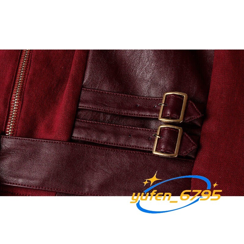 Final Fantasy 7 Aerith Gainsborough Cosplay Costume FF7 Outfit Jacket Bracelets