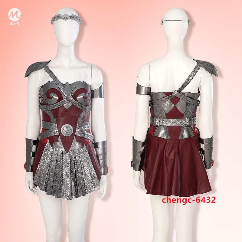 The Boys Queen Maeve Dress Skirt Cosplay Costume Women Halloween Uniform Suit