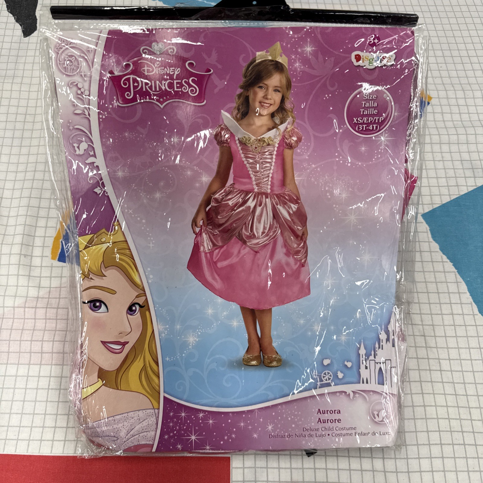 Aurora Ballerina Sleeping Beauty Disney Classic Dress Costumes Girl’s XS (3T-4T)