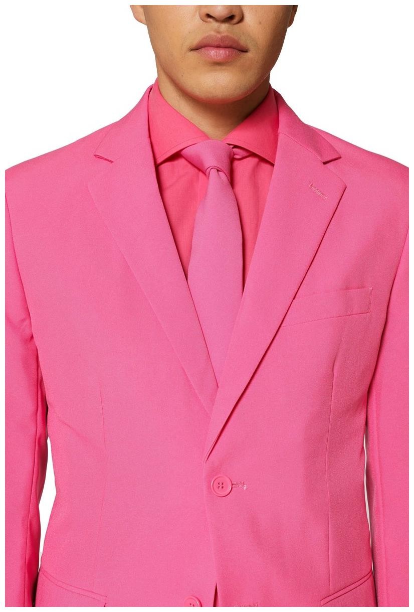 Mr. Pink Men’s Pink Slim Fit Suit Jacket Pants Tie – Opposuits