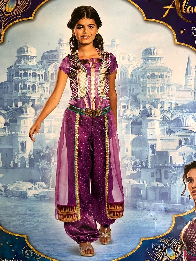 New Disney Aladdin Princess Jasmine Child Halloween Costume Size XSmall 3T-4T