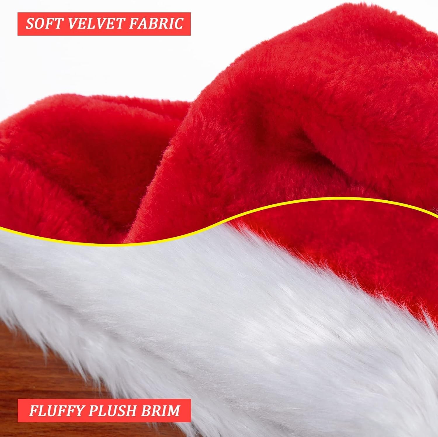 (Bodysuit,Hats)Christmas 2pcs Teddy Lingerie for Women Santa Babydoll Lingerie