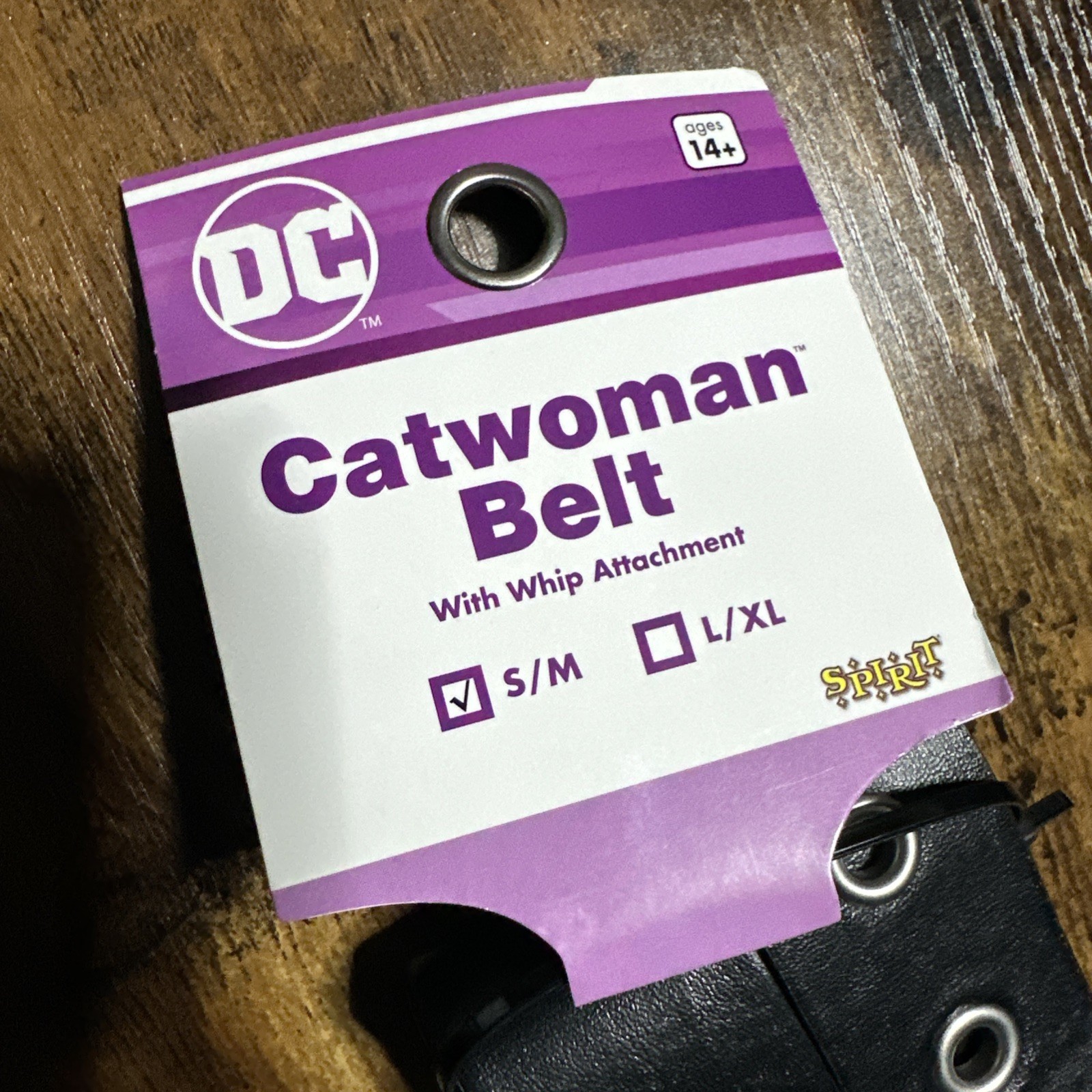 Catwoman Belt DC Comics S/M Spirit Halloween