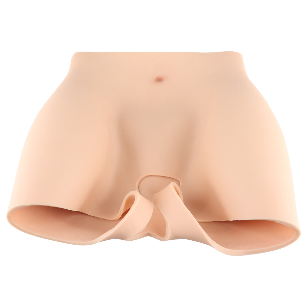 Open Crotch Silicone Hip Pants Buttocks Panty Underwear For Crossdresser Unisex