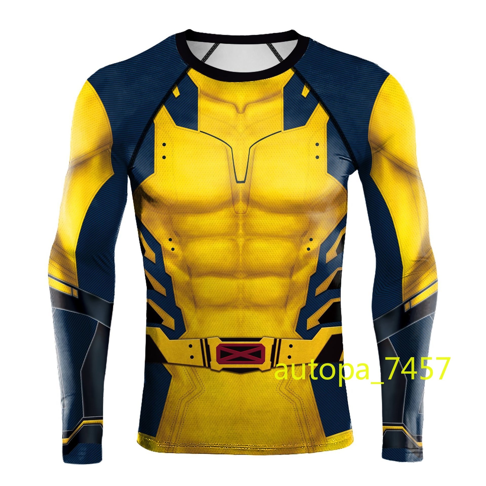 Wolverine Cosplay Men’s T-shirts Cosplay Long Short Sleeve Tops Gym Deadpool 3